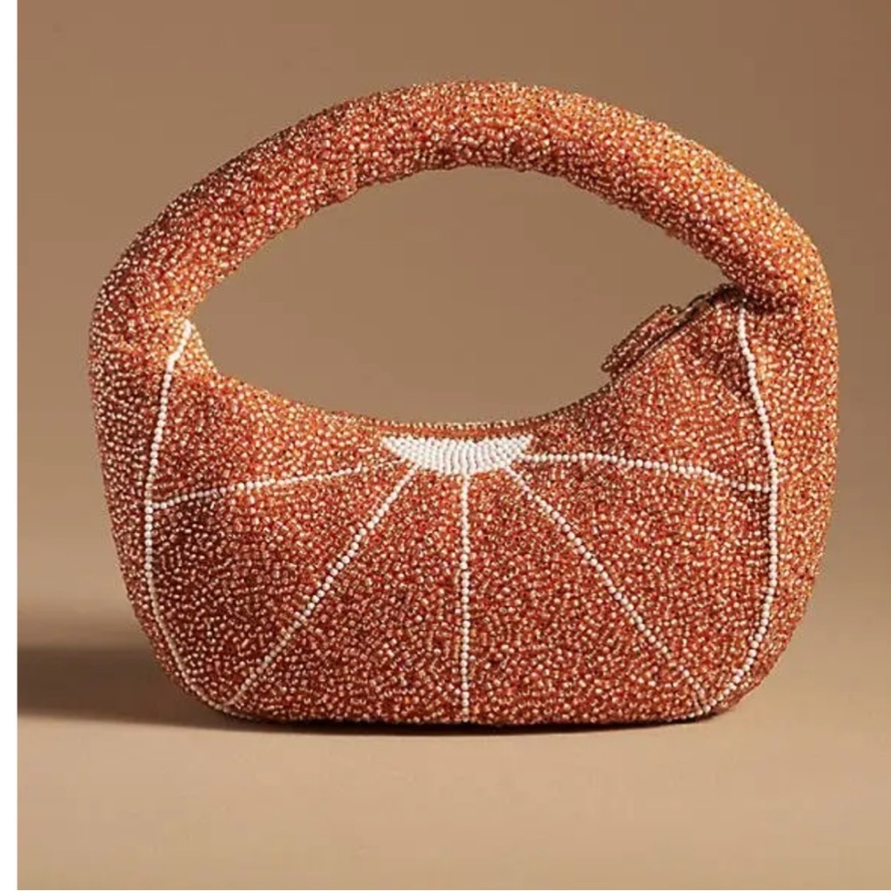 NWOT Anthropologie The Tate Beaded Bag - Picture 2 of 16